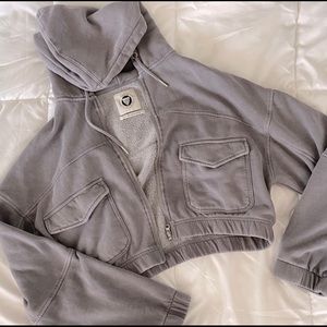 Urban Outfitters crop hoodie
